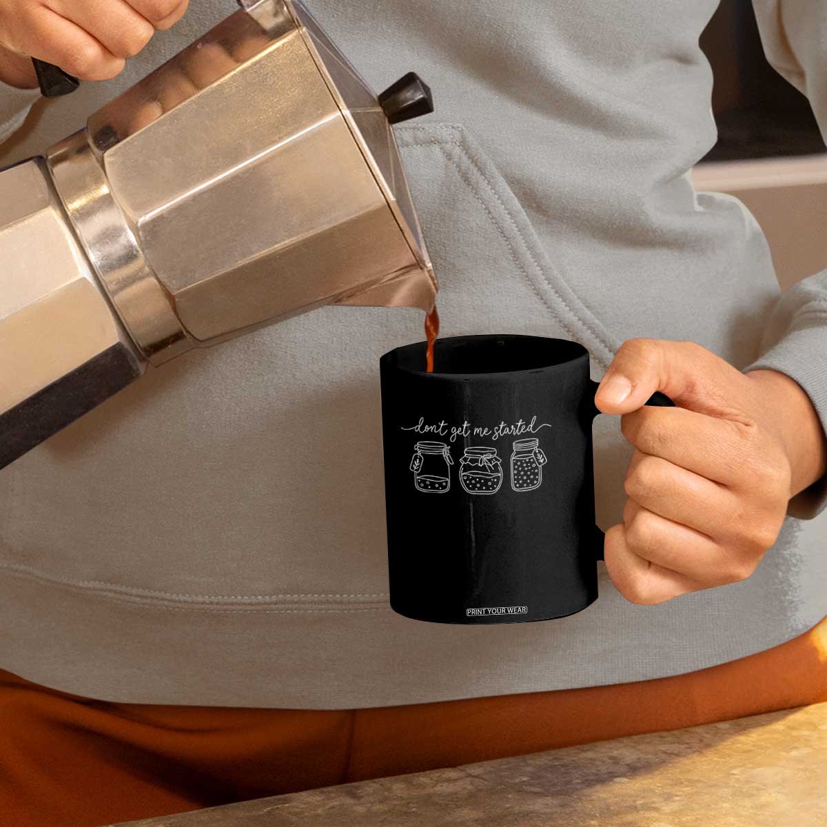 Dont Get Me Started Funny Sourdough Baking Coffee Mug TS11
