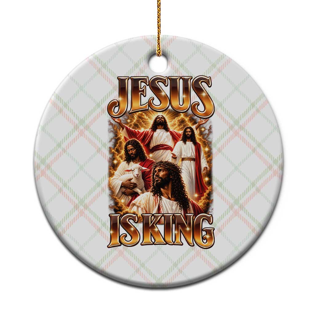 Black Jesus Is King Ceramic Ornament Christian God Faith Religious TS12