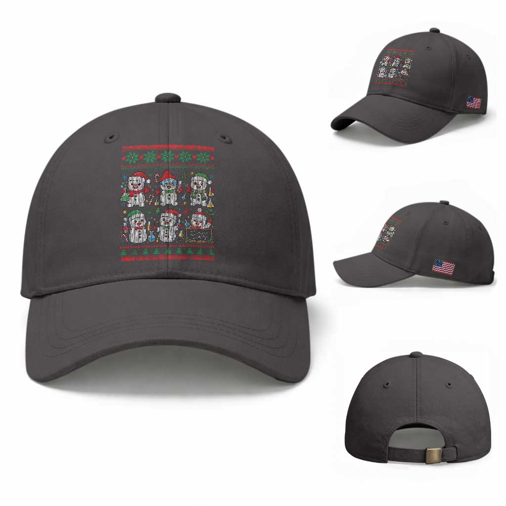 Chemistry Science Snowman Baseball Cap Laboratory Teacher Christmas Gift TS12