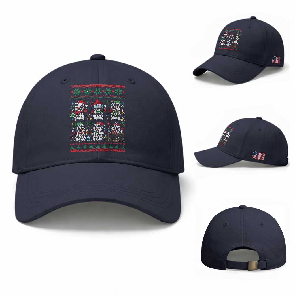 Chemistry Science Snowman Baseball Cap Laboratory Teacher Christmas Gift TS12