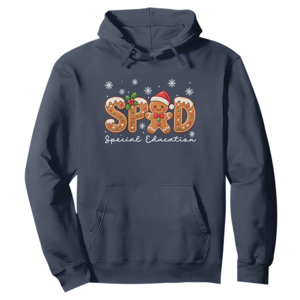 Christmas Gingerbread SPED Teacher Hoodie Cookie Holiday Educator Gift TS12