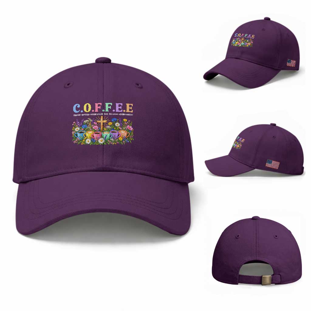 Coffee Christian Christ Offers Forgiveness For Everyone Everywhere Baseball Cap TS10