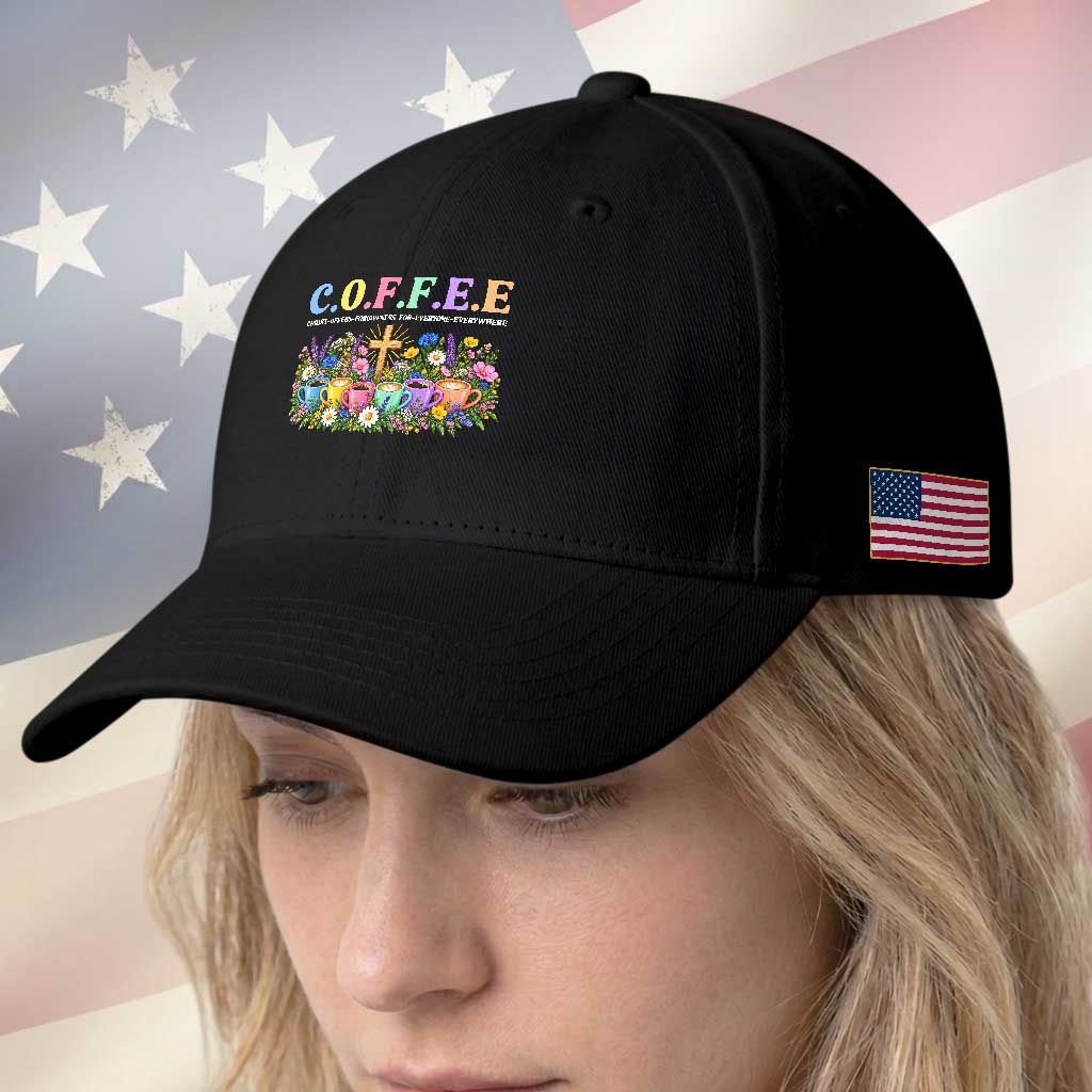 Coffee Christian Christ Offers Forgiveness For Everyone Everywhere Baseball Cap TS10