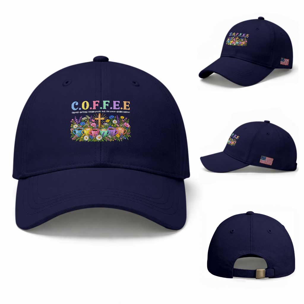 Coffee Christian Christ Offers Forgiveness For Everyone Everywhere Baseball Cap TS10