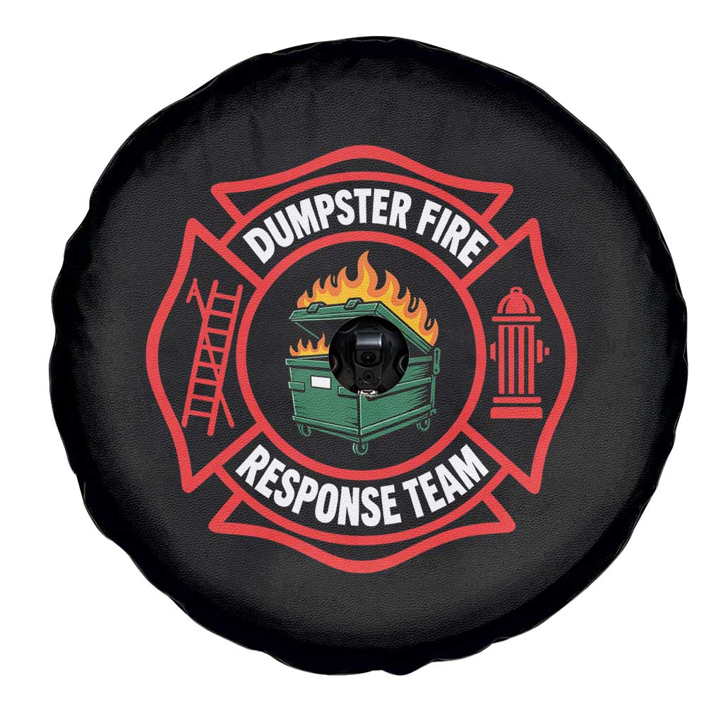 Dumpster Fire Response Team Funny Work Office Firefighter Spare Tire Cover Crisis Management TS11