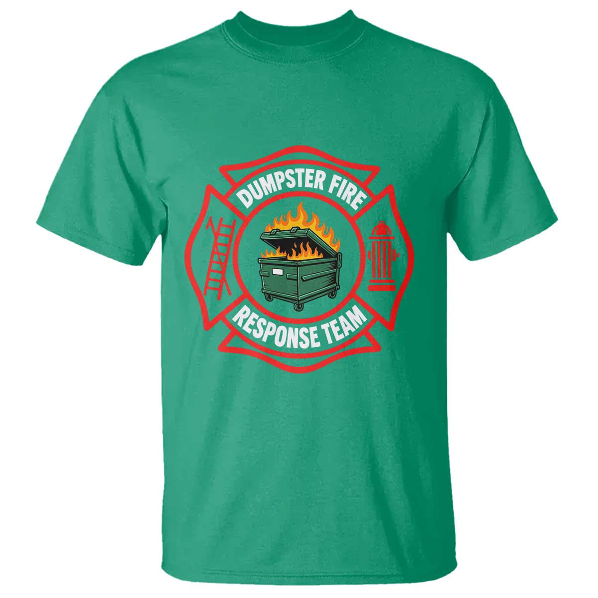 Dumpster Fire Response Team Funny Work Office Firefighter T Shirt Crisis Management TS11