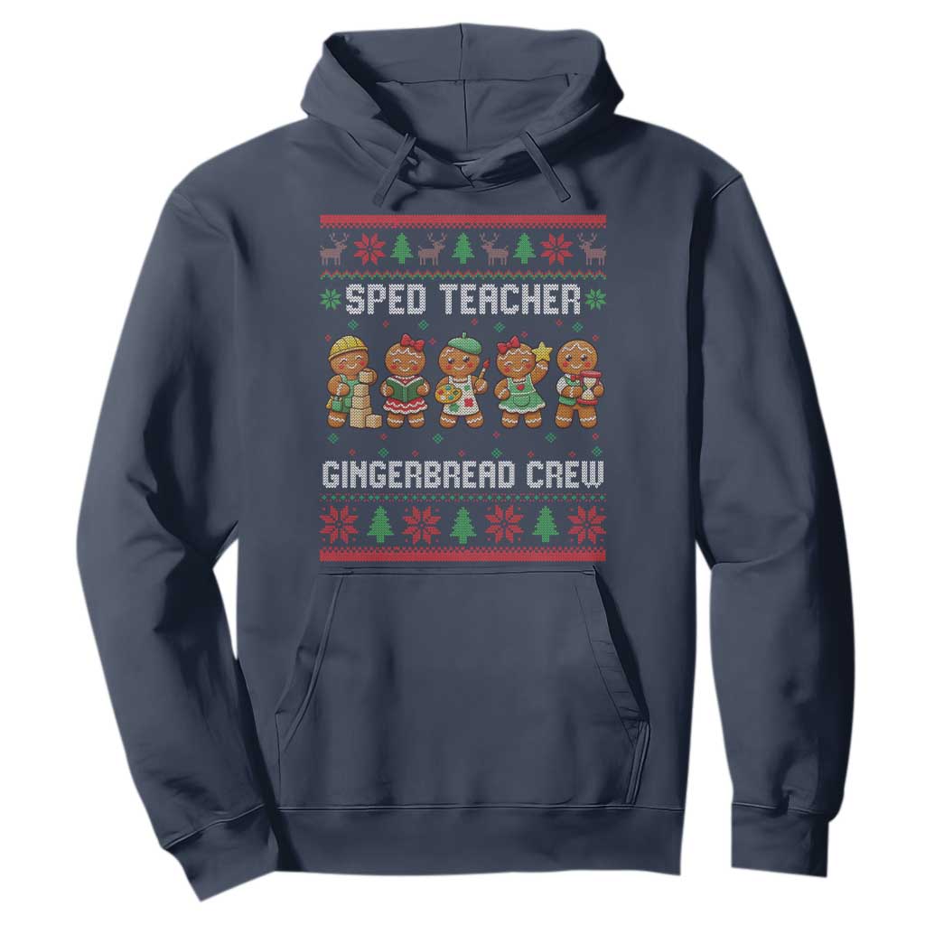 Gingerbread SPED Teacher Hoodie Christmas Special Education Crew Gift TS12