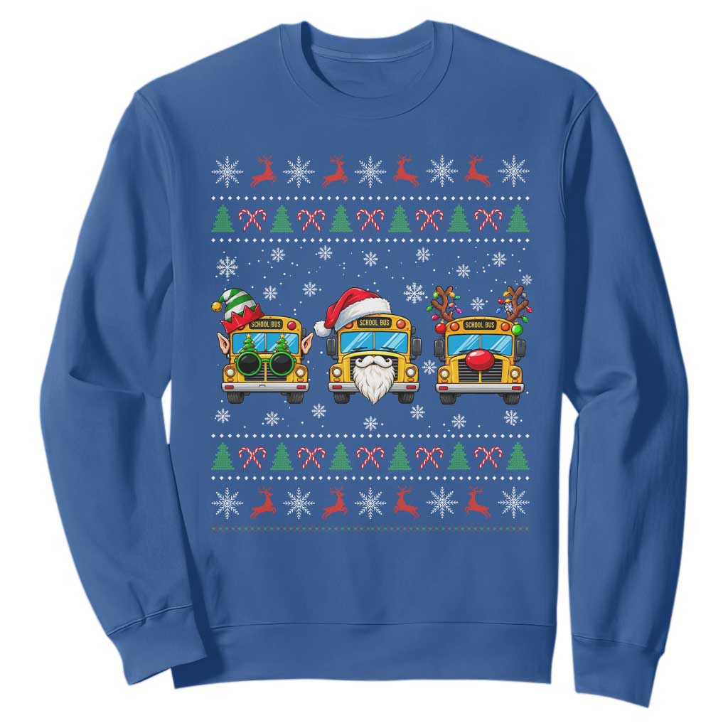 School Bus Christmas Appreciation Sweatshirt Transportation Staff Holiday Gift TS12