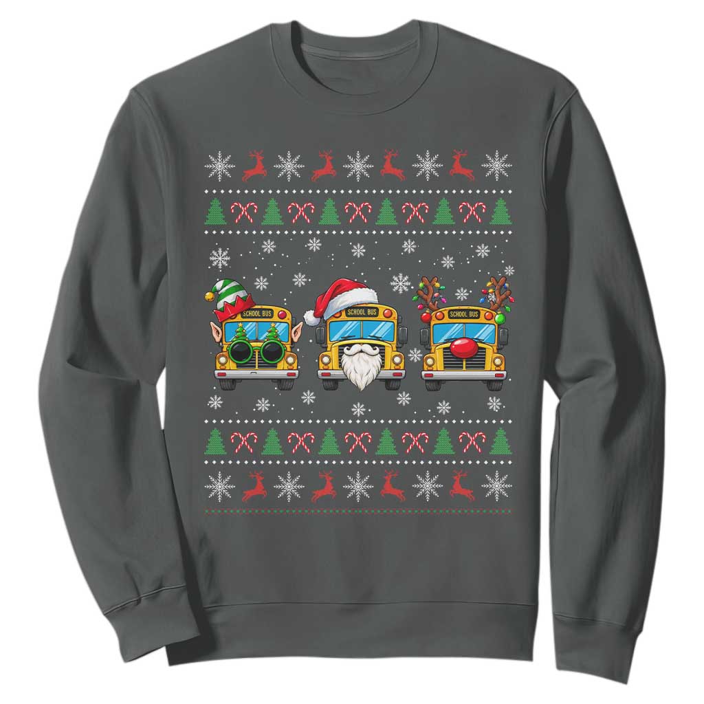 School Bus Christmas Appreciation Sweatshirt Transportation Staff Holiday Gift TS12