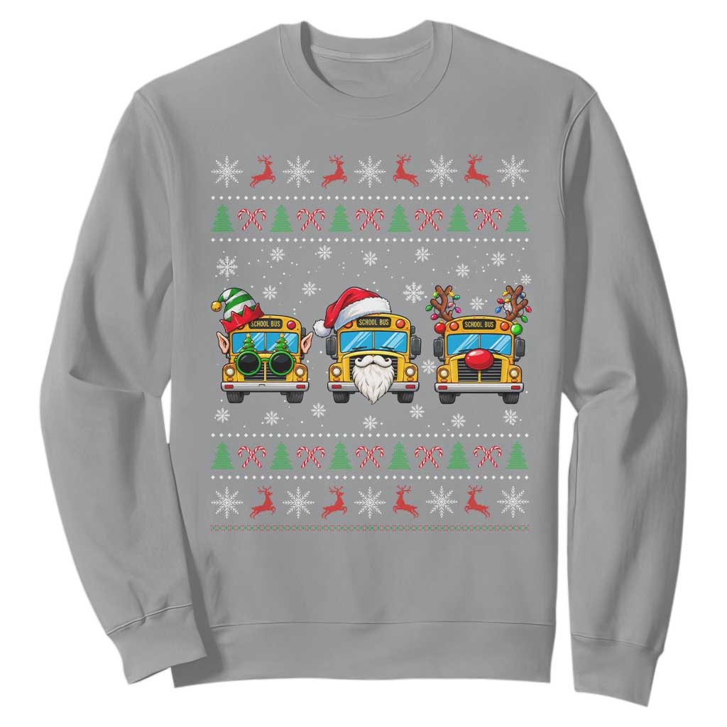 School Bus Christmas Appreciation Sweatshirt Transportation Staff Holiday Gift TS12