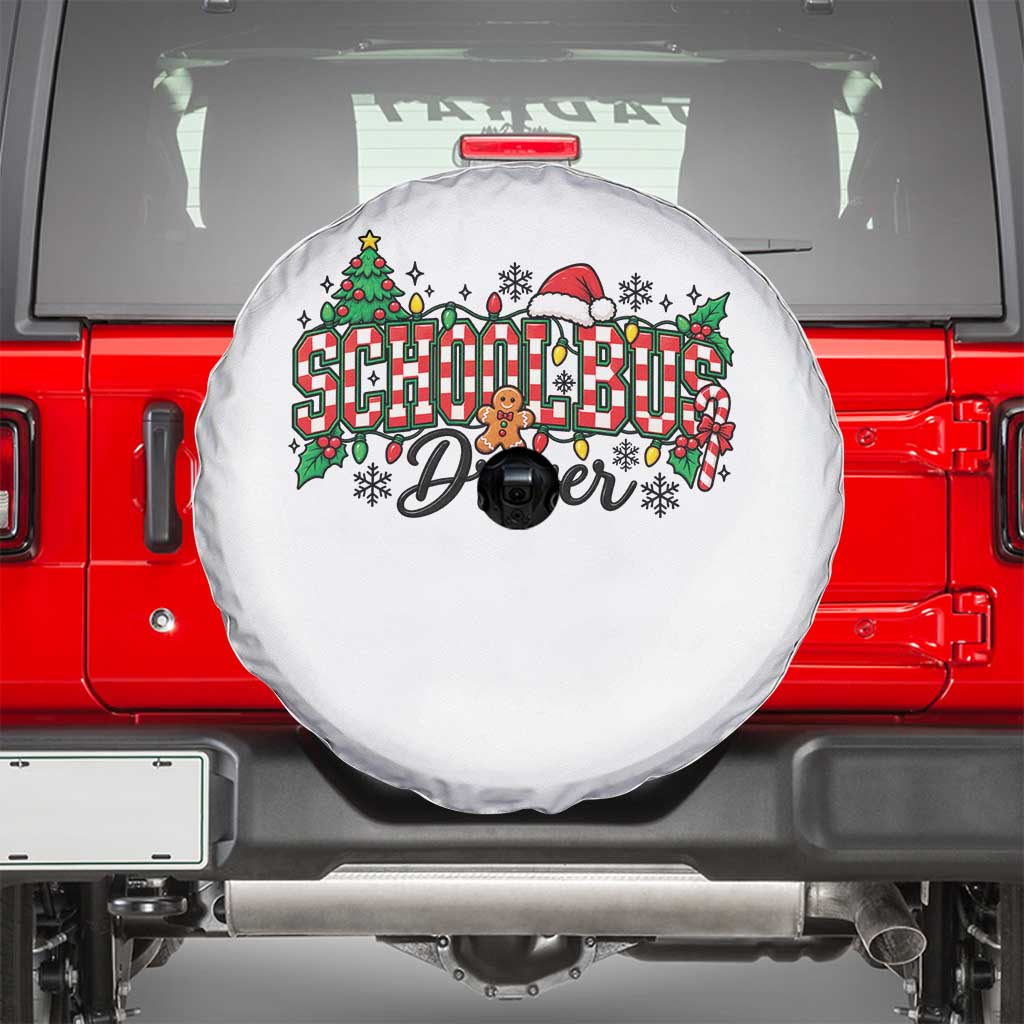 School Bus Driver Christmas Spare Tire Cover Transportation Appreciation Gift TS12