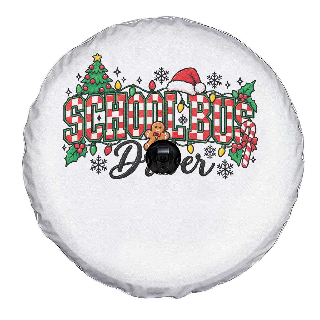 School Bus Driver Christmas Spare Tire Cover Transportation Appreciation Gift TS12