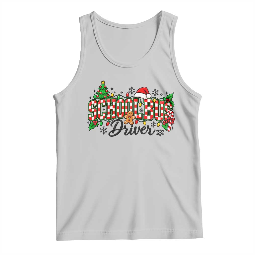 School Bus Driver Christmas Tank Top Transportation Appreciation Gift TS12