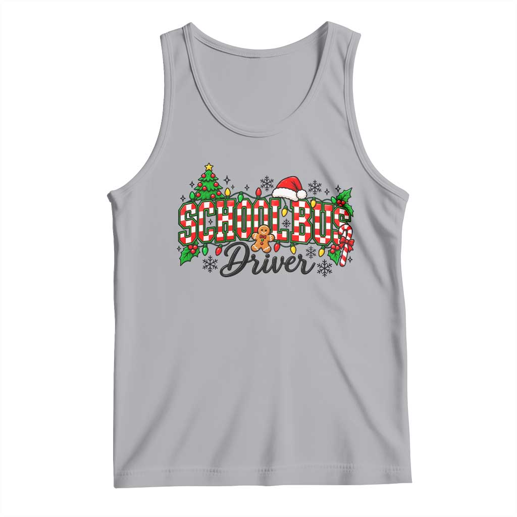 School Bus Driver Christmas Tank Top Transportation Appreciation Gift TS12