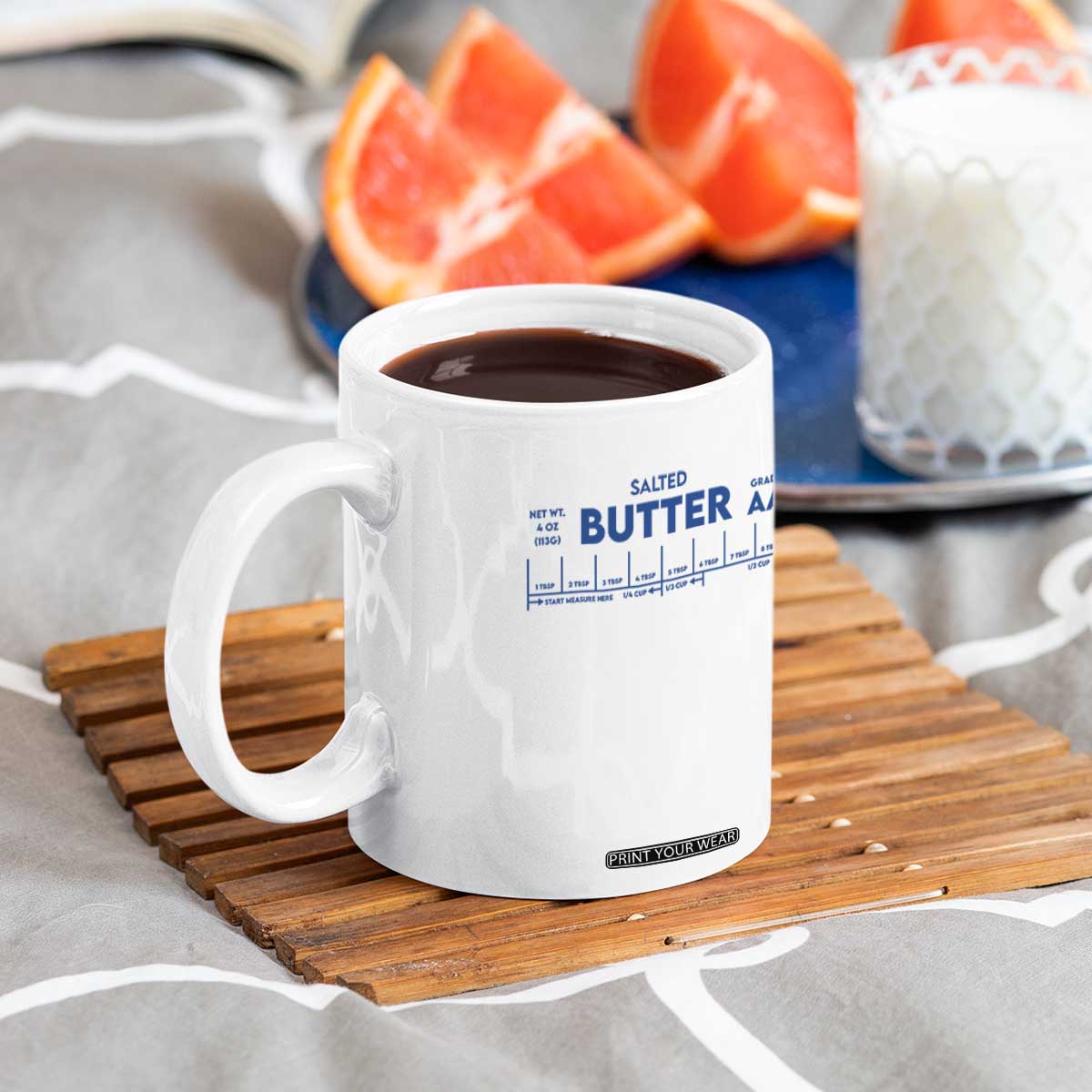 Smooth Salted Butter Funny Baker Halloween Simple Costume Coffee Mug TS11