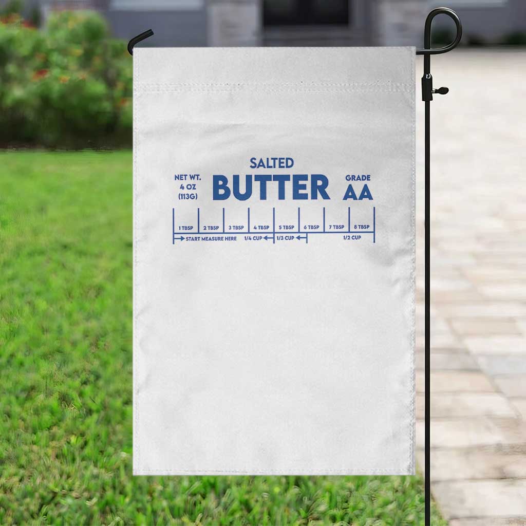 Smooth Salted Butter Funny Baker Halloween Simple Costume Garden Flag TS11