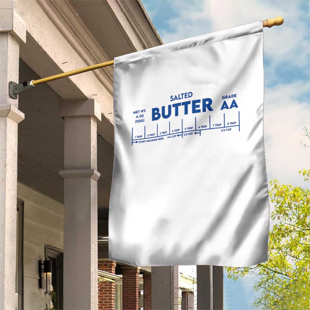Smooth Salted Butter Funny Baker Halloween Simple Costume Garden Flag TS11