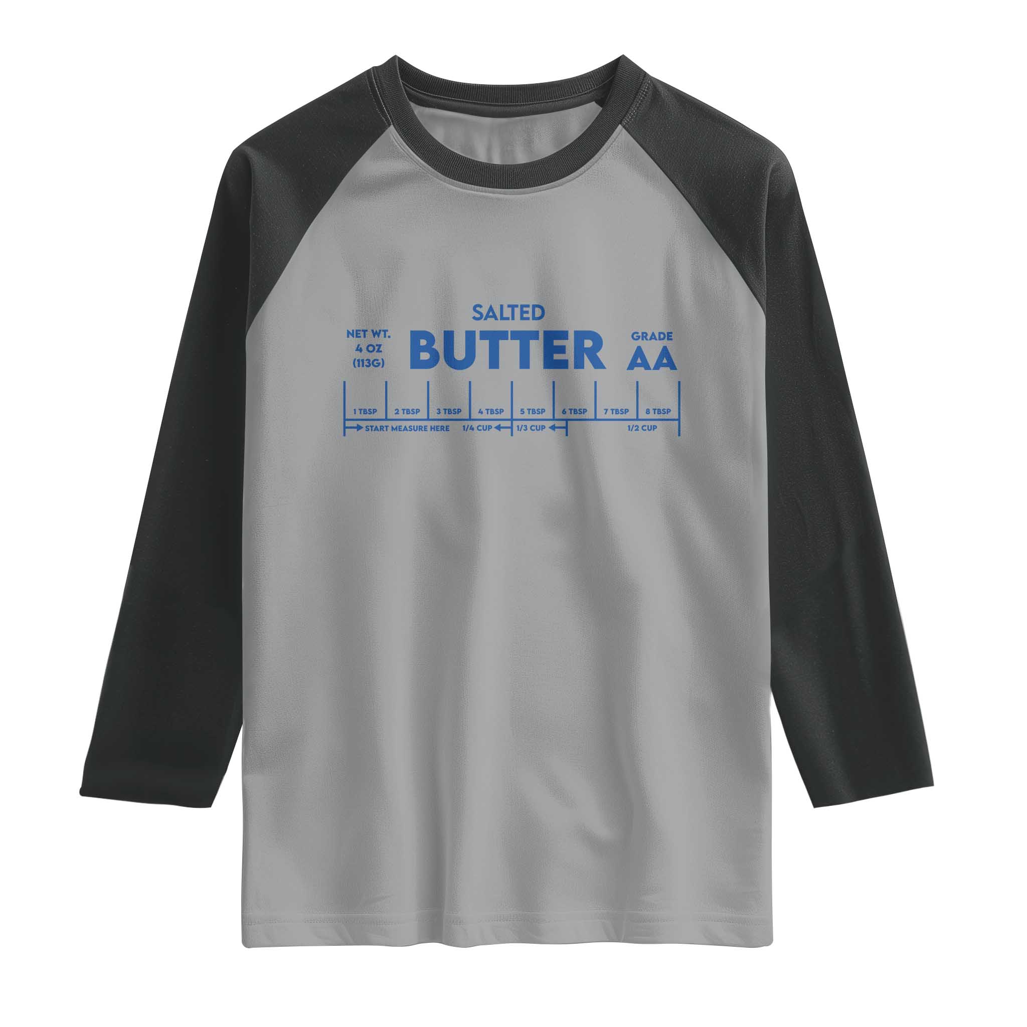 Smooth Salted Butter Funny Baker Halloween Simple Costume Raglan Shirt TS11
