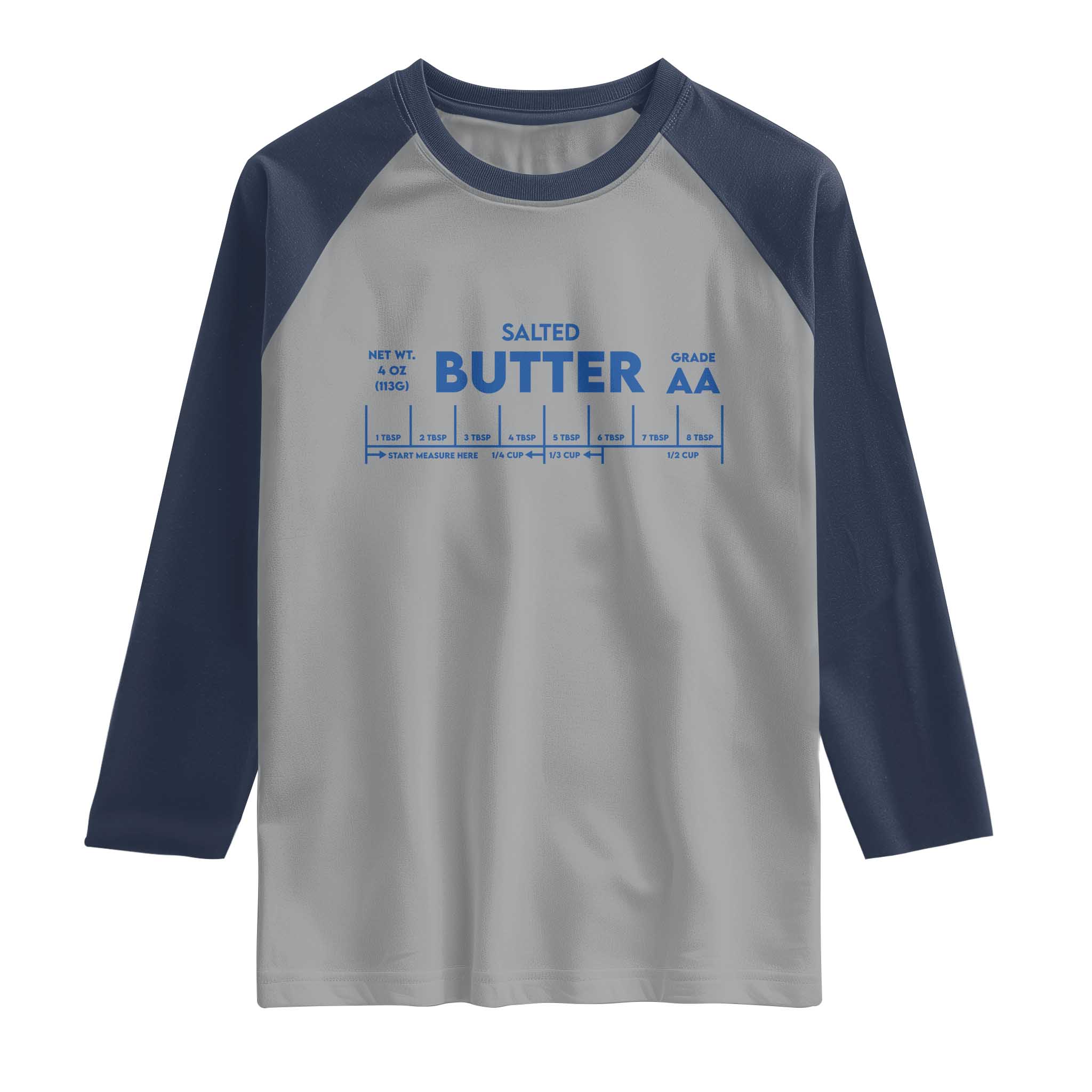 Smooth Salted Butter Funny Baker Halloween Simple Costume Raglan Shirt TS11