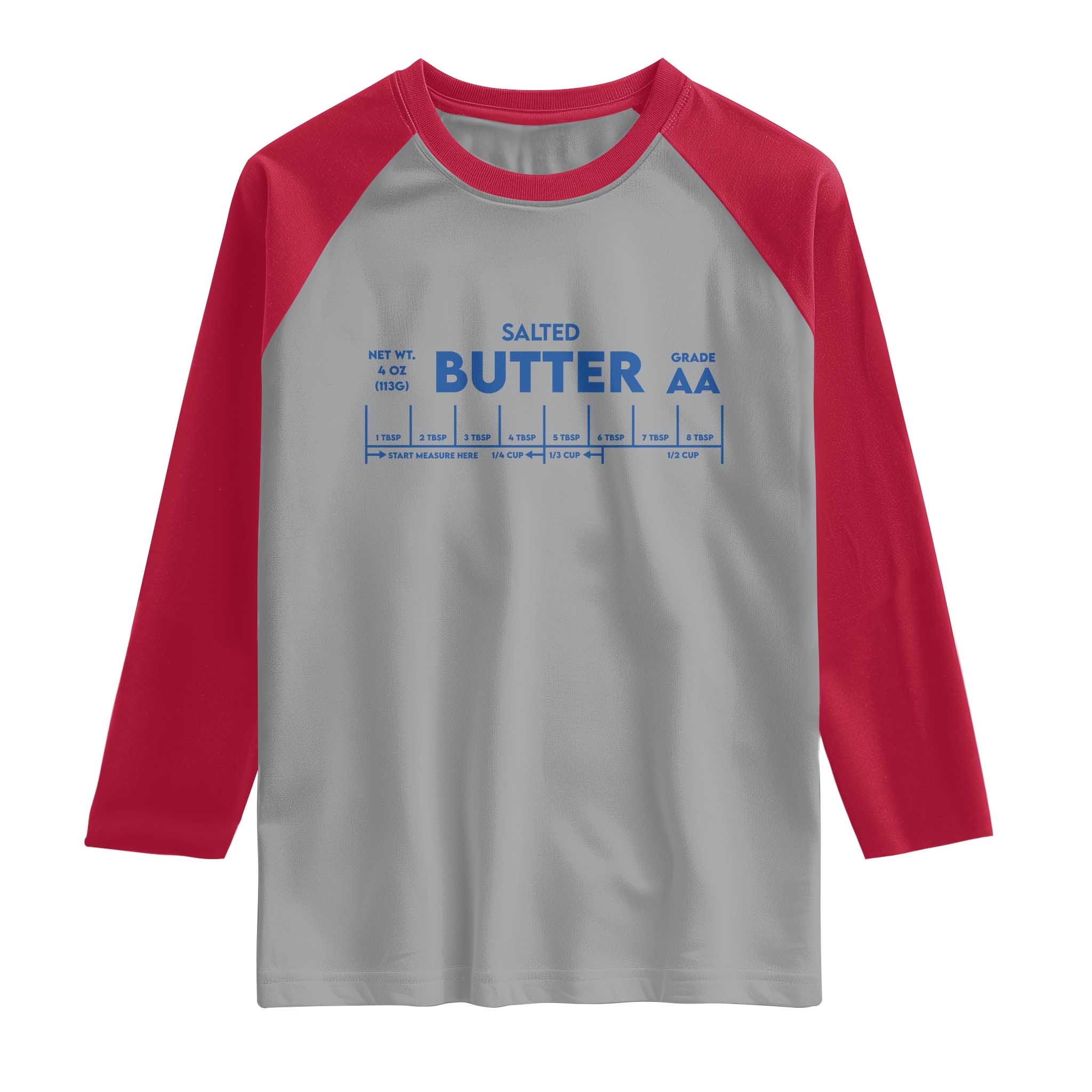 Smooth Salted Butter Funny Baker Halloween Simple Costume Raglan Shirt TS11